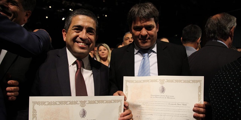 Marcolini y Viñolo recibieron sus diplomas de proclamación