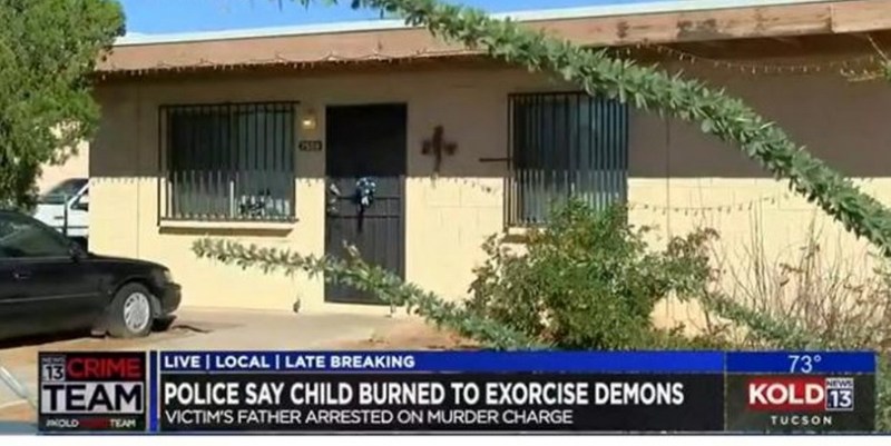 Mató a su hijo de 6 años al hacerlo tragar agua caliente para “sacarle el demonio de adentro”
