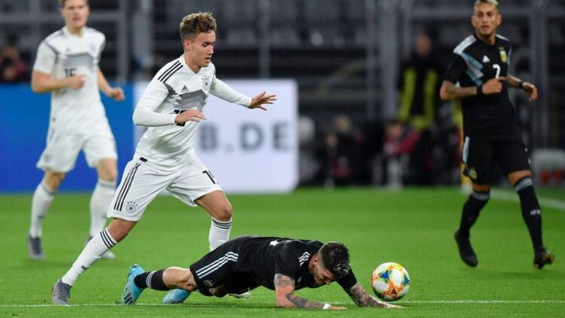 Argentina perdía 2-0 con Alemania pero lo empató sobre la hora en Dortmund