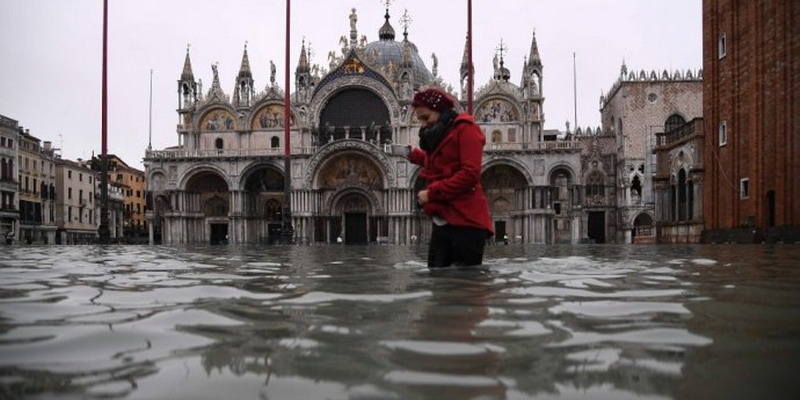 Venecia bajo el agua: así está tras sufrir una de las mareas más altas de su historia