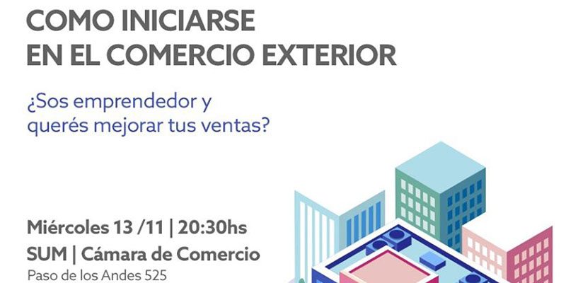 Dictarán taller para iniciarse en el Comercio Exterior
