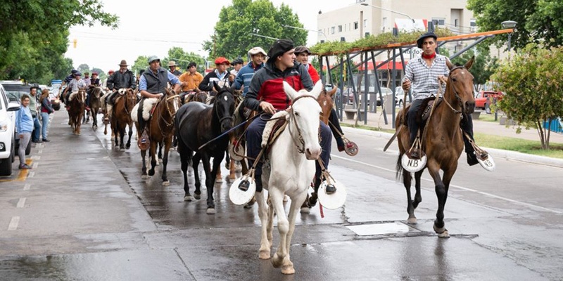 Se llevó a cabo una cabalgata por Bairoletto