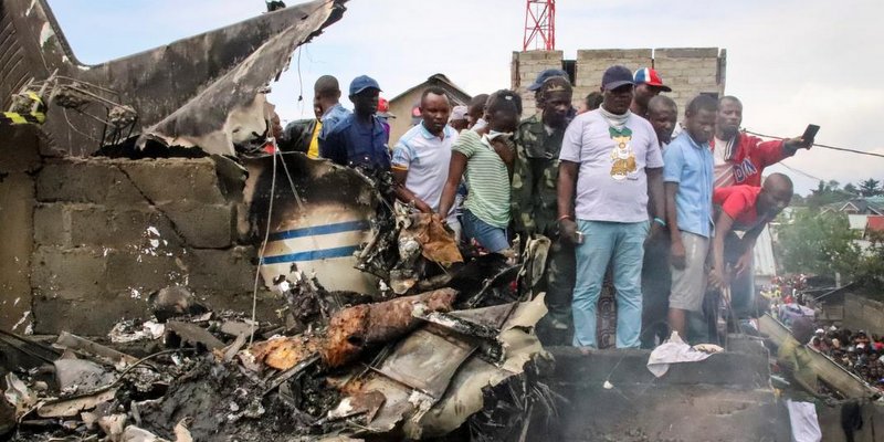 República del Congo: un avión se estrelló y mató a 26 personas