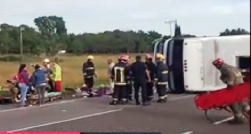 “Se me fue”, la primera reacción del chofer tras el accidente