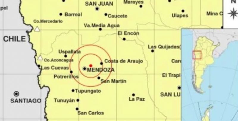 Sismo en Mendoza: se sintió un fuerte sacudón en la capital
