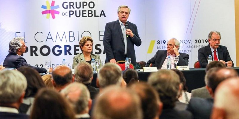 Alberto, en el Grupo de Puebla: “Vamos a poner de pie a América Latina”