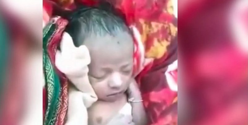 Salvaron a una beba de ser enterrada viva por dos familiares