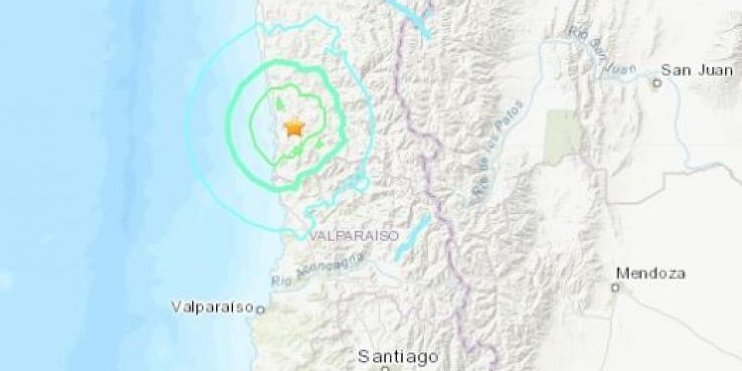 Fuerte temblor en Chile se sintió en Mendoza y en varias provincias