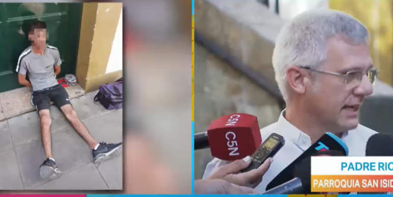La arrastraron al interior de una iglesia e intentaron violarla