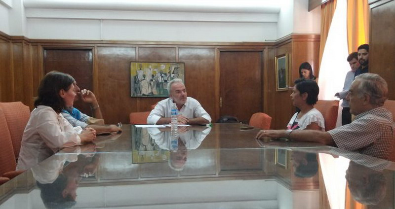 7722: Mingorance recibió a referentes ambientalistas en Casa de Gobierno