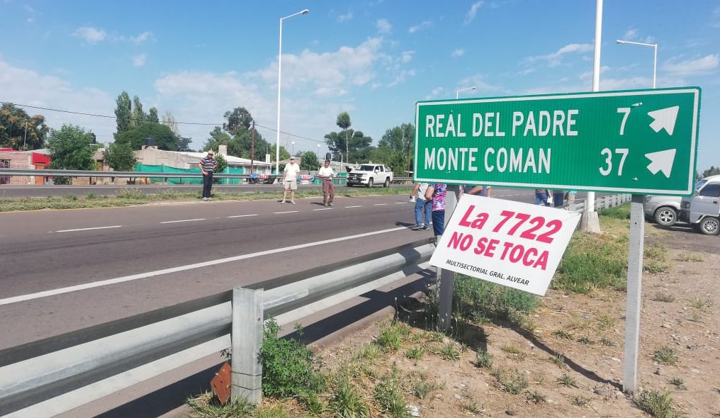 Realizaron cortes informativos por la 7722