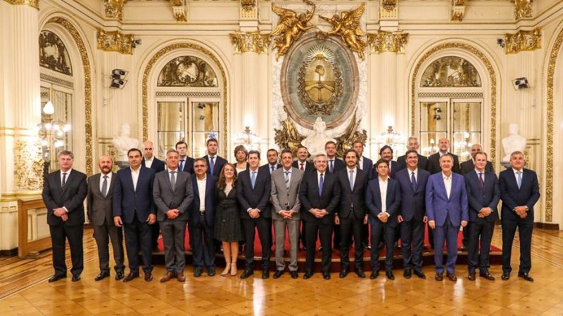 Alberto Fernández, con los gobernadores: suspendieron Pacto Fiscal