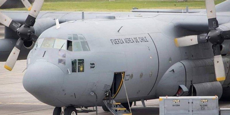Hallaron restos que podrían ser del avión Hércules chileno desaparecido