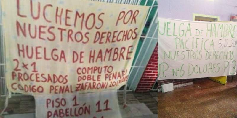 Desde hace cinco días, 9 mil detenidos hacen huelga de hambre en las cárceles bonaerenses