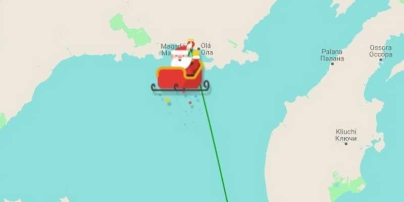 ¿Dónde está Papá Noel en este momento? Seguí el recorrido en vivo