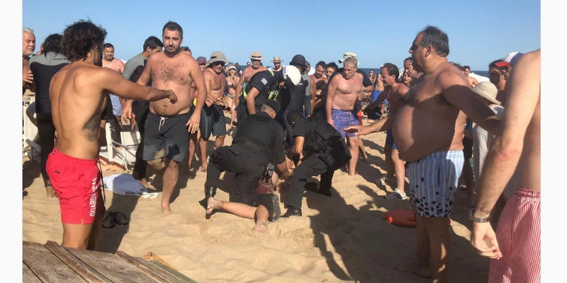 Hinchas de River intentaron asaltar un parador en Punta del Este y el dueño los sacó a los tiros: hay un herido