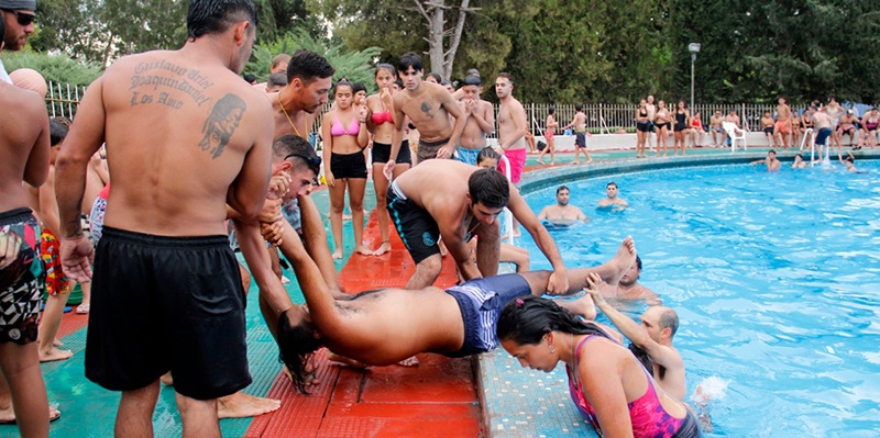 Se realizó un simulacro de salvataje en el agua