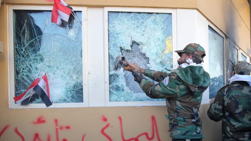 Atacaron con misiles la Embajada de Estados Unidos en Irak