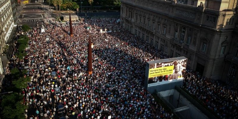 Una multitud marchó en recuerdo al fiscal Alberto Nisman