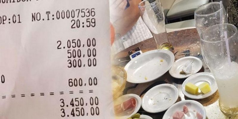 Comieron una picada en Carlos Paz y salieron espantados