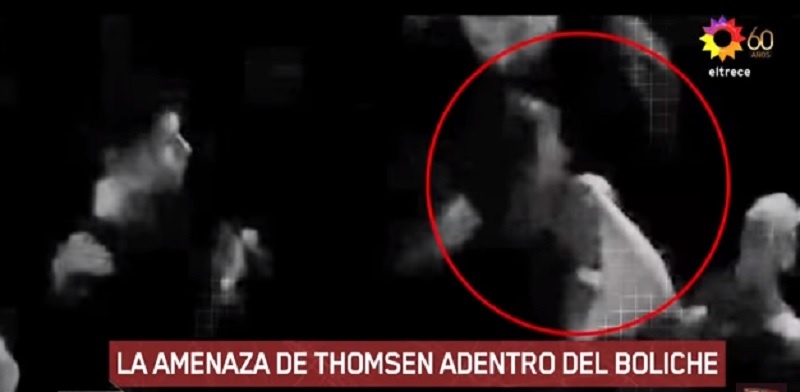 Máximo Thomsen amenazó de muerte a Fernando Báez Sosa dentro del boliche. Video