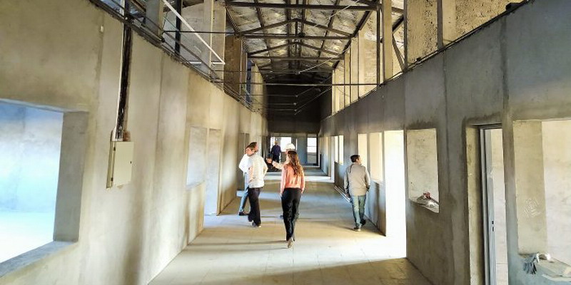 La escuela Pierini de Malargüe alcanzó un 75% de avance de obra