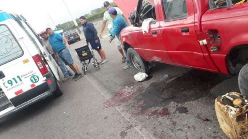 Se detuvieron a arreglar la camioneta en Tupungato y un camión los atropelló