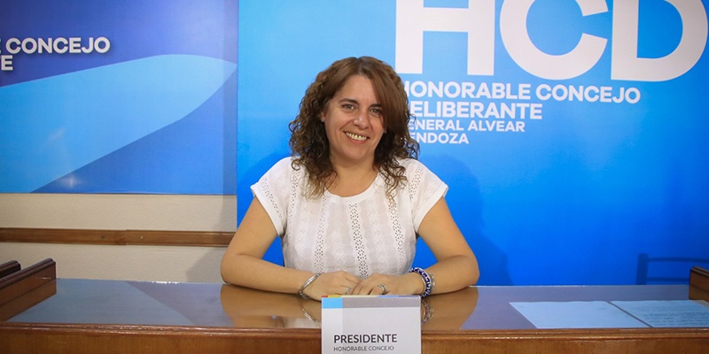 Patricia Salice es la Presidente del Concejo