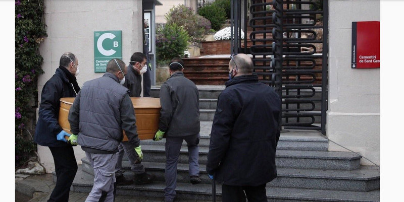España registra la cifra de muertos más alta en un día: 864 víctimas