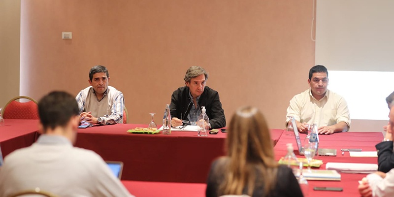 Los tres intendentes del sur se reunieron para coordinar acciones