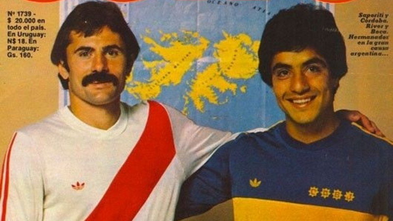 Cuando el River-Boca casi se juega en las Malvinas y durante la Guerra