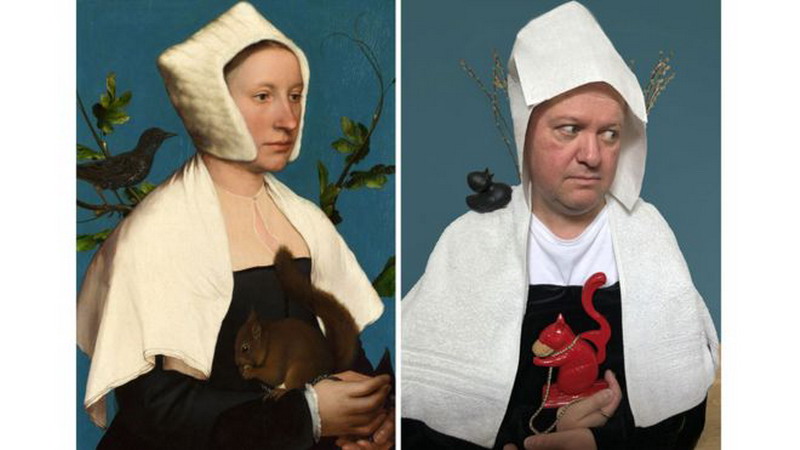 Las divertidas imágenes de gente recreando algunos de los cuadros más famosos de la historia