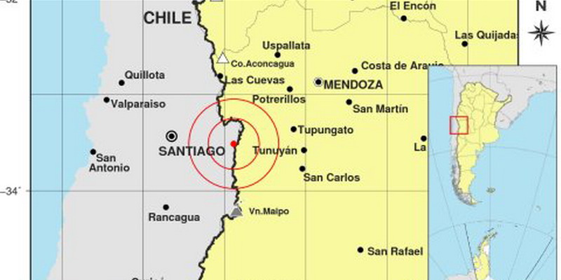 Mendoza entre dos temblores, primero fue en Chile y luego en San Juan