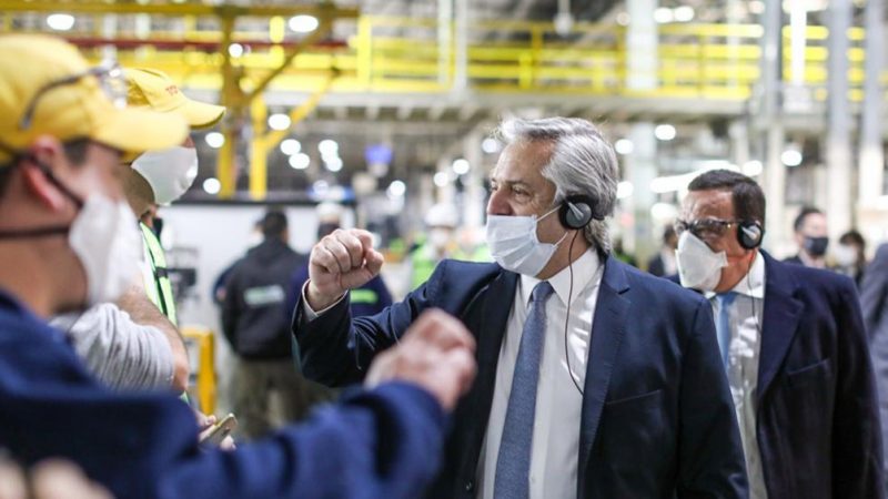 Alberto Fernández: “El país entero se está poniendo de pie y está empezando a producir”