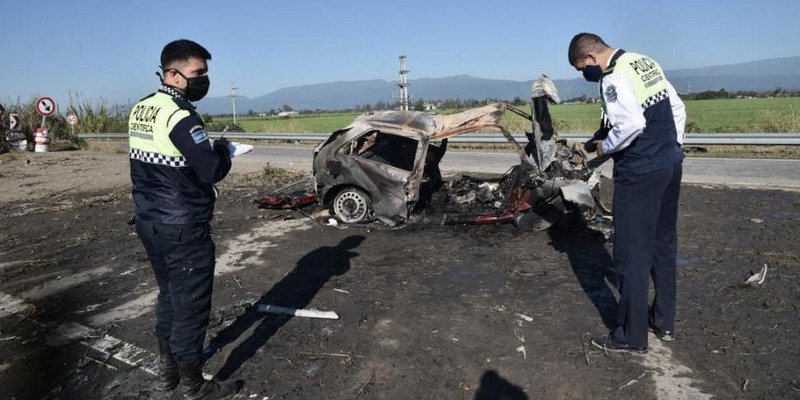 Tragedia en Tucumán, 4 jóvenes murieron calcinados en un brutal accidente