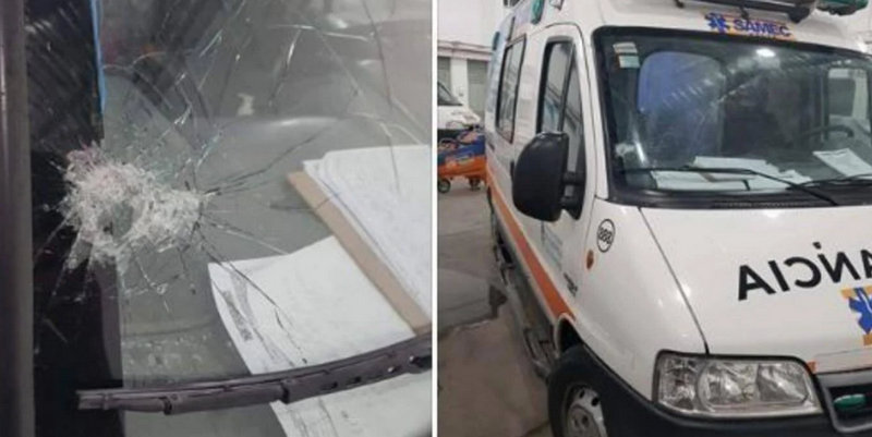 Atacaron una ambulancia en Salta que trasladaba a una mujer infectada