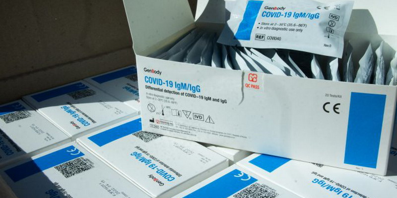 Llegaron a la provincia 21 mil test rápidos para detección de coronavirus