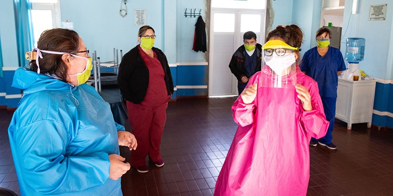Continúa la entrega de mascarillas a instituciones del departamento