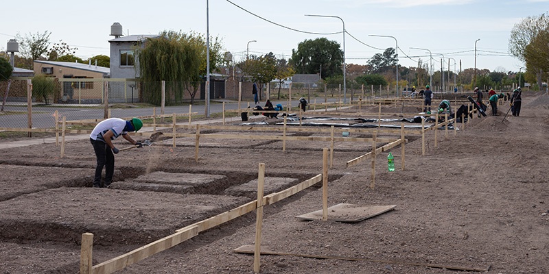 Comenzó la construcción de 25 viviendas