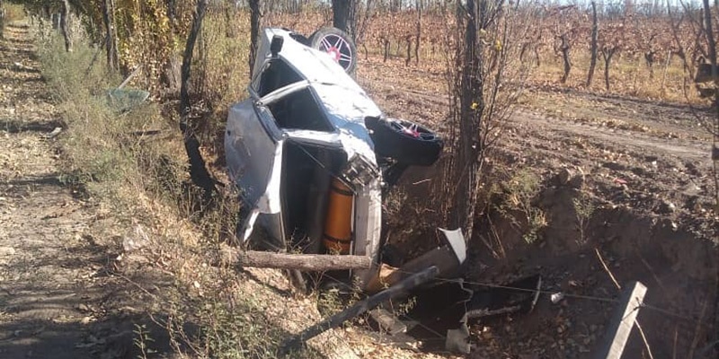 Violento accidente en la mañana de hoy