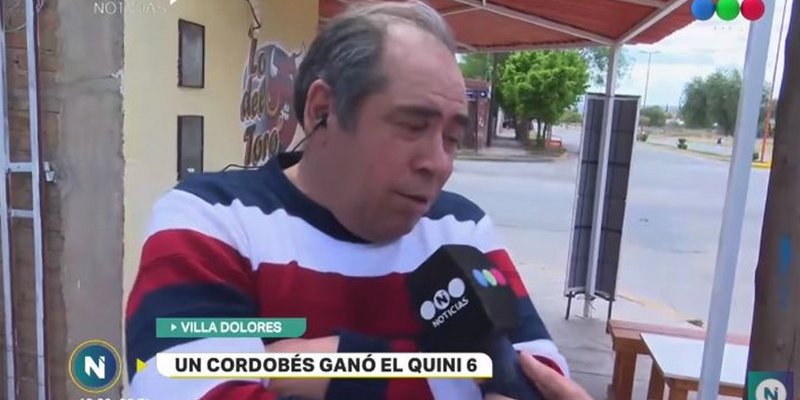 Murió el cordobés que ganó el Quini 6 y armó una fiesta para todo el pueblo