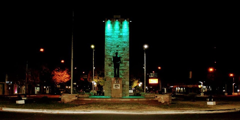 Alvear se pintó de verde