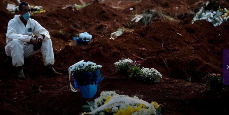 Brasil se convirtió en el segundo país del mundo en cantidad de muertes por el coronavirus