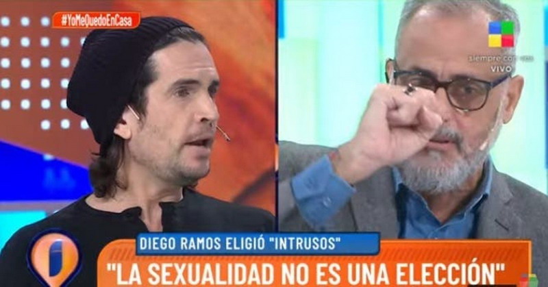 Diego Ramos sorprendió a Jorge Rial: “Este programa perseguía a gente como yo”