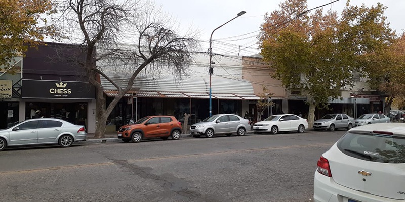 Principio de incendio en un comercio céntrico