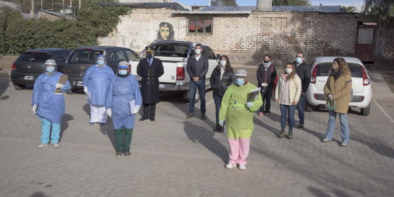 Megaoperativo sanitario en el barrio La Favorita