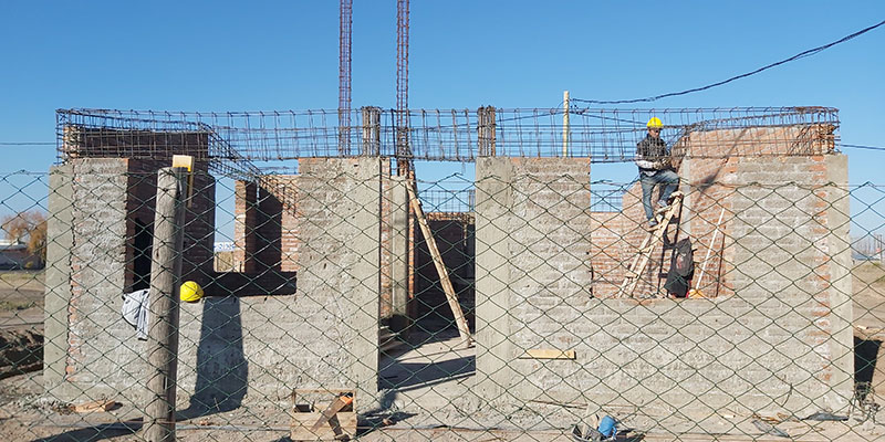 Avanzan las obras en el Barrio Alimentación V