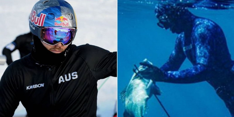 Murio una leyenda del snowboard mientras pescaba con arpón