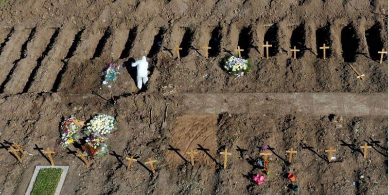 Los cementerios porteños se preparan con “sectores covid” ante el pico de contagios