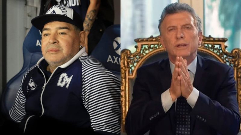 El duro mensaje de Maradona para Macri: “Tiene que ir a la cárcel con todos sus secuaces”